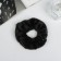 Hair elastic band "Orbit" Tenderness, 9 cm, black