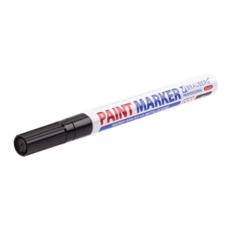 Marker-color (lacquer) 2.0 Brauberg Professional Plus, Nitro-base, Alum, Black 151439-12