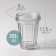 Glass Bank "Cup", TO-82 mm, 250 ml, with threads, packing 12 pcs