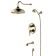 LEMARK BRAVA LM4722G bath mixer, single -leaf, tropical shower, watering can