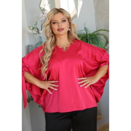 Female suit, size 48, fuchsia color-16