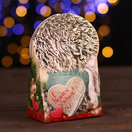Cardboard box "Hedgehog Tim", 12 x 6.6 x 14.4 cm set 5 pcs-1