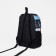 School backpack from textiles on lightning, 3 pockets, pink/blue color