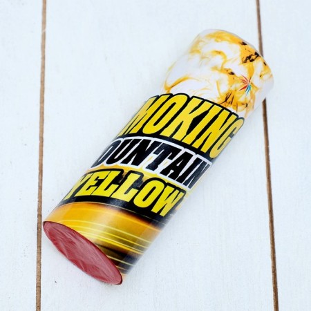 Yellow color smoke, a charge of 1.75 inch, maxi, very high intensity, 30 seconds