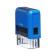 Automatic stamp "Medical inspection" _ "20__g. Signature __", 14 x 38 mm, blue