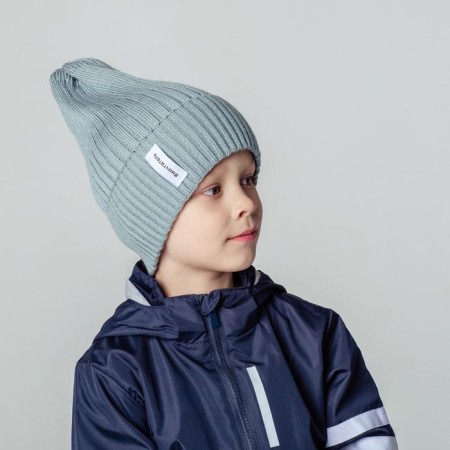 Children's hat, olive color, size 52-56-2
