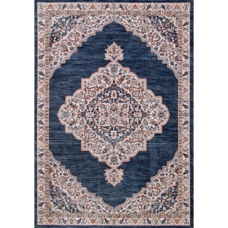 Rectangular carpet Algan zeus, size 235x160 cm, color D.Blue/ivory