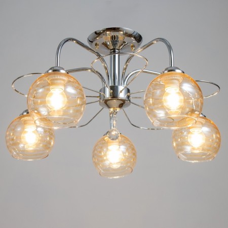 Causia "Angria" 5he27 40W chrome 59x59x30 cm Bayerlux-1