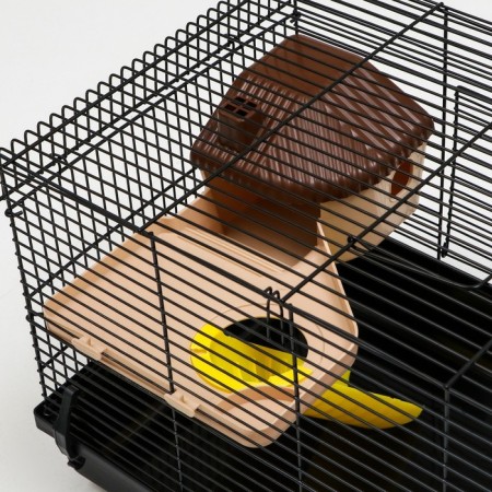 A cage for rodents "Pijon", with a filling of 47 x 30 x 27 cm, black-3