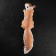 Squirrel suspension decor 36x10x12cm