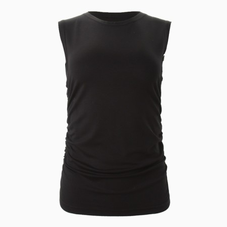 T-shirt female Minaku: Basic Line Black Color, Rr. 42-1