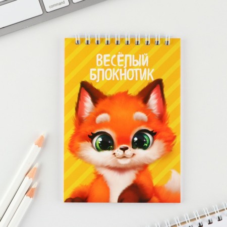 MIX of Notepad A6, 40 liters on the crest, the soft cover of the "animals"-4