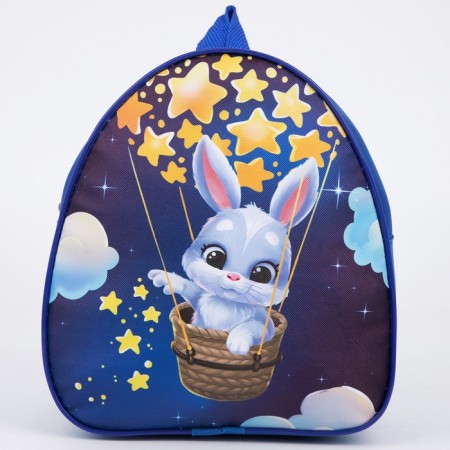 Baby backpack for a girl "Bunny in a balloon"-2