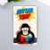 A keyboard-keyword metal "Gorilla-Boxer-Games ended" 5.3x4.6 cm