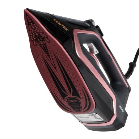 Iron Centek CT-2313, 2600 W, 350 ml, ceramics, drop-stop, steam. blow, self -cleaning, pink-3