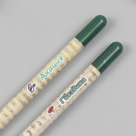 Growing gift pencils mini "Acacia and clove" set 2 pcs-4