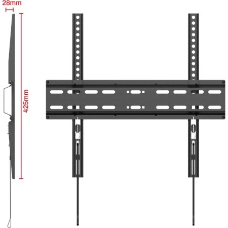 Crasstein Uniteki FN4401 on the wall for the TV fixed, fast -open, diagonal 32-3