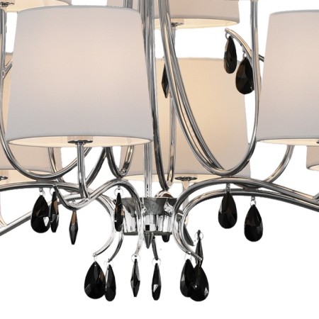 Suspended chandelier Mantra Andrea, E14, 9x20W, 600 mm, color chromium-3
