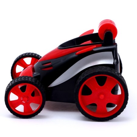 Circular radio -controlled "cyclone", works on batteries, red color-1