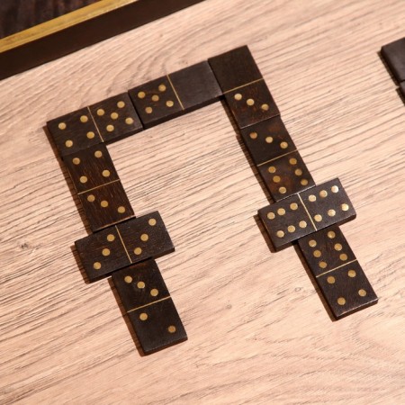 Game table "Domino" in a box of 20x7x3 cm, mane-4