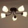 Chandelier 1341003/5wt e27 15W brown Bayerlux