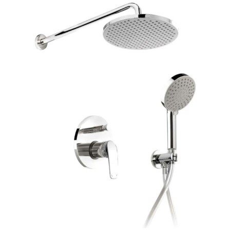 The shower system ESKO Set_6in1, built -in, tropical shower, mixer, shower set, chrome 98476