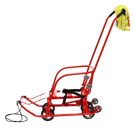 Sled "Timka 3k Universal", with red mittens-1