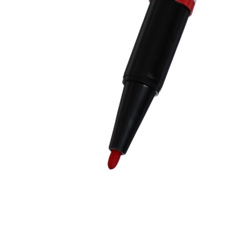 Permanent marker, double -sided, round, 2 mm/0.7 mm, red, calligrata 1120-3