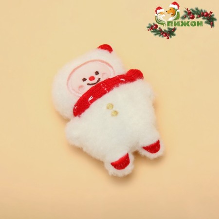 A toy for cats with cat mint "Snowman", 11 cm