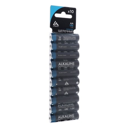Alkalin battery (alkaline) Luazon, AA, LR6, blister, 10 pcs-2