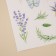 Paper stickers "Lavender", 14 × 21 cm