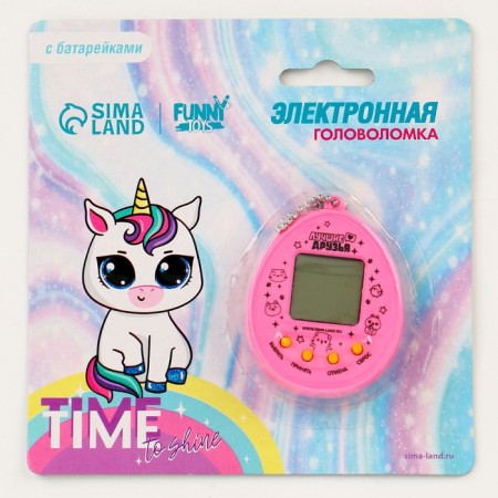 Electronic game Time to Shine, 168 characters, on a blister-10