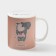 Mug - chameleon ceramic shares “Smile”, 350 ml, white color