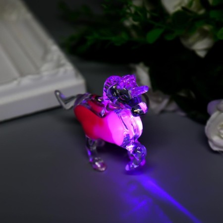 Light light on the unicorn ring flashes mix 6x2x6.5 cm-2