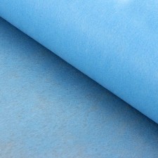 Felt for packages and crafts, plain, blue, bilateral, roll 1 pc., 50 cm x 15 m