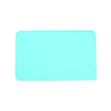 Silicone mat for a bowl, 47 x 30 cm, turquoise-2