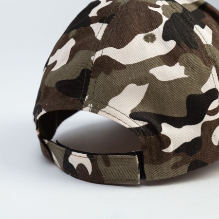 Men's cap "Camouflage" brown color, river 58-1