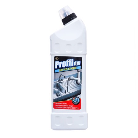 PROFFIDIV gel for cleaning sewer pipes in the kitchen, 1 l