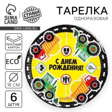 Disposable paper plate 
