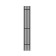 Terminus quatro electric heated towel rail, 1400x218 mm, black matte