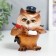 Souvenir Polystone Lac "Filin - Police" 9.8x8x8 cm