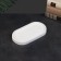 Stand for the little things "oval" 16x8cm, white