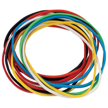 Bank elastic band, 50 g, Brauberg, diameter 60 mm, 90 pcs., ± 5%, natural rubber, mix, in the package-2