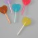 Acrylic Suspension Suspension "Lollipop. Heart" mix 7x3 cm