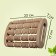 Massage for the back and feet "Drums", 23 × 17 × 7 cm, wooden, 5 combined rows