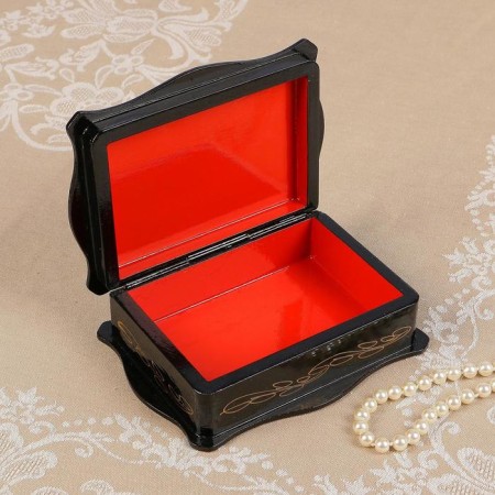Casket "Tales", 12 × 16 cm, lacquer miniature, mix-10