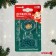 Holder for the nipple - dummies "Our Miracle", New Year, on the chain, the color is green, gift packaging, crumb I