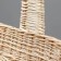 Product basket, 37 × 16 × 8/27 cm, manual weaving, willow