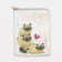 Wallet with a holographic effect "Pugs", 12.5x9x2 cm