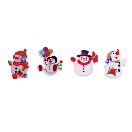 Set for decor "Snowmen" 24 pcs., Mix-1